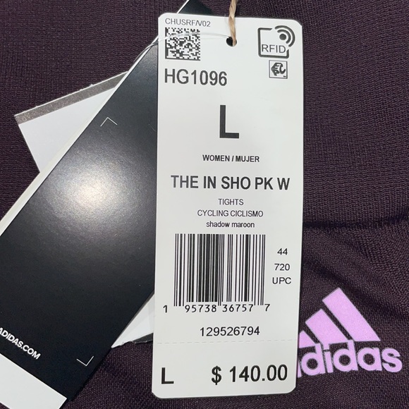 ADIDAS THE IN SHO PK W CYCLING SHORTS (NWT) - Picture 10 of 10